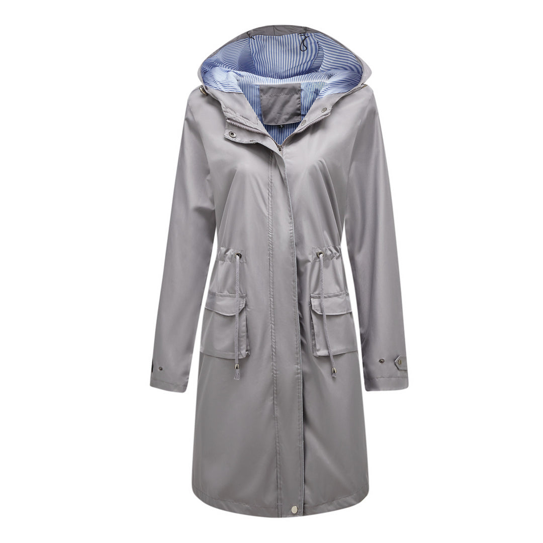 Victoria Hooded Waterproof Raincoat