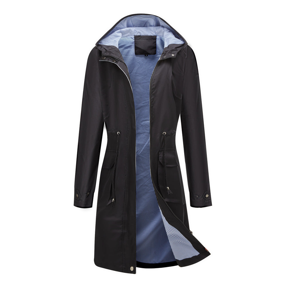 Victoria Hooded Waterproof Raincoat