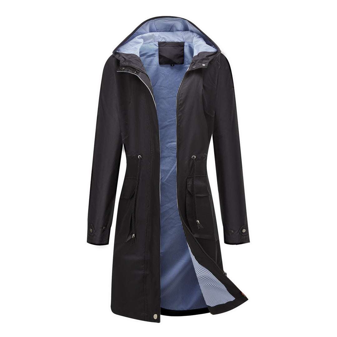 Victoria Hooded Waterproof Raincoat