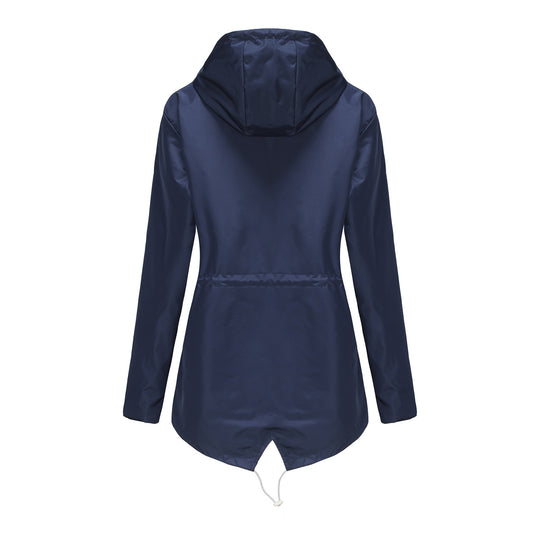 Grace Hooded Waterproof Raincoat