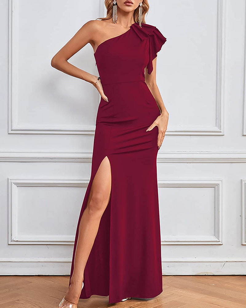 Louise One-Shoulder Maxi Dress