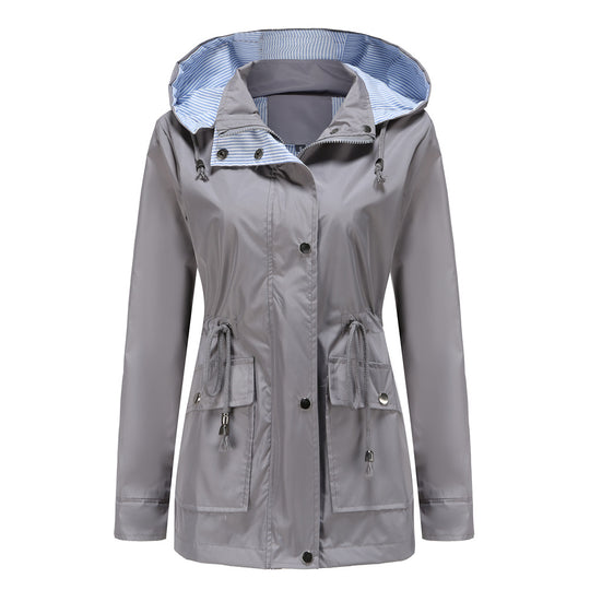 Harriet Hooded Waterproof Raincoat